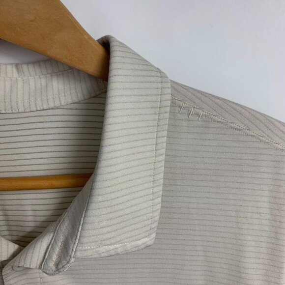 Lululemon Men's Evolution Striped Performance Lightweight Golf Polo Size XL - Picture 4 of 10